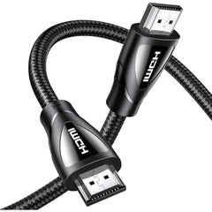 UGREEN 80402 HDMI 2.1 Cable, 1.5M, Resolution 8K/60Hz 4K/120Hz, Ultra High HD, Male to Male, HDR 10+, Dolby Vision, Bandwidth 48Gbps, Dynamic HDR, 3D video Black