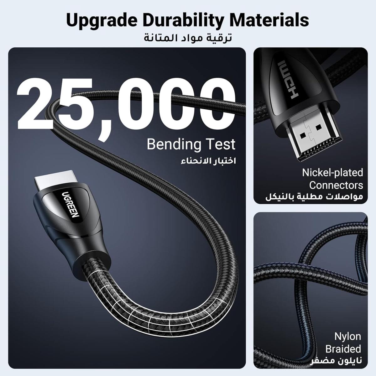 UGREEN HDMI to HDMI 8K cable for device connectivity