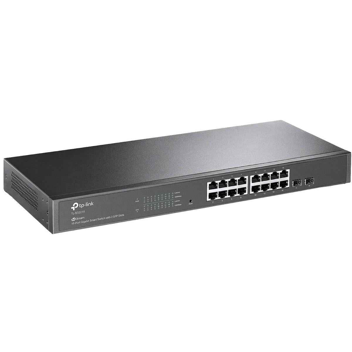 Tp Link Jetstream Tl Sg2218 16 Port Gigabit Smart Managed Switch 2 Sfp Slots Omada Sdn Integratedl2/l3/l4 Qos
