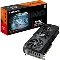 GIGABYTE Radeon RX 9070 XT GAMING OC Graphics Card, 16GB GDDR6 256-Bit Memory, 3060 MHz Boost Clock, 20 Gbps Memory Clock, 4096 Stream Processors, PCI-Express 5.0