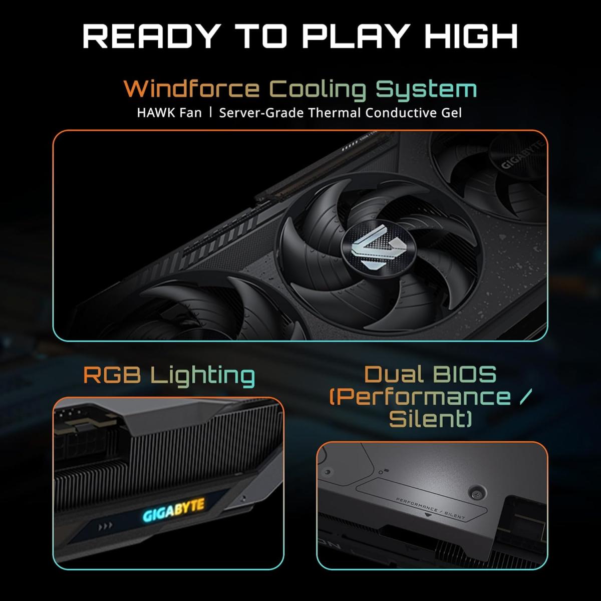 Gigabyte graphics card for PC graphics