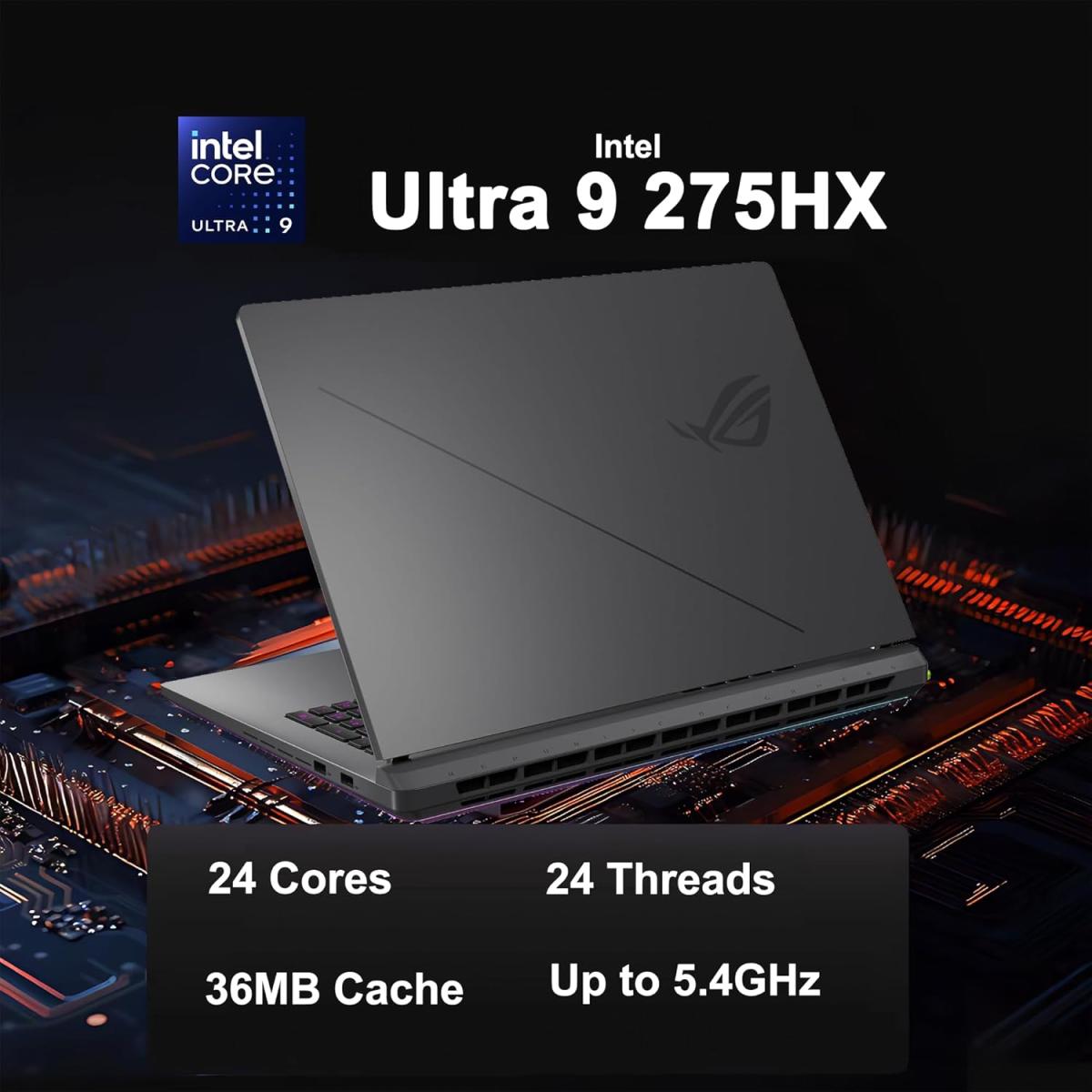 ASUS RGB laptop for portable computing