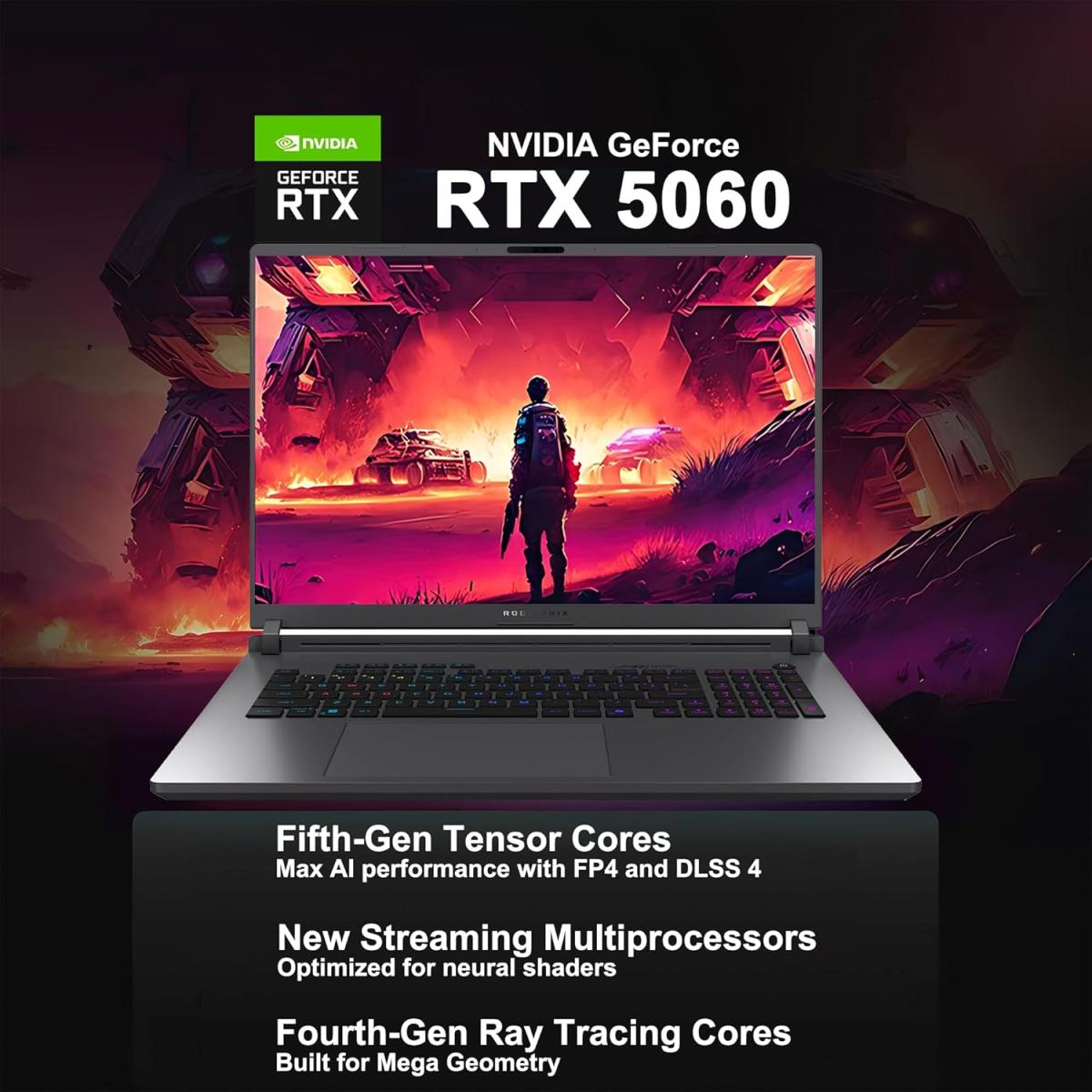 ASUS RGB laptop for portable computing