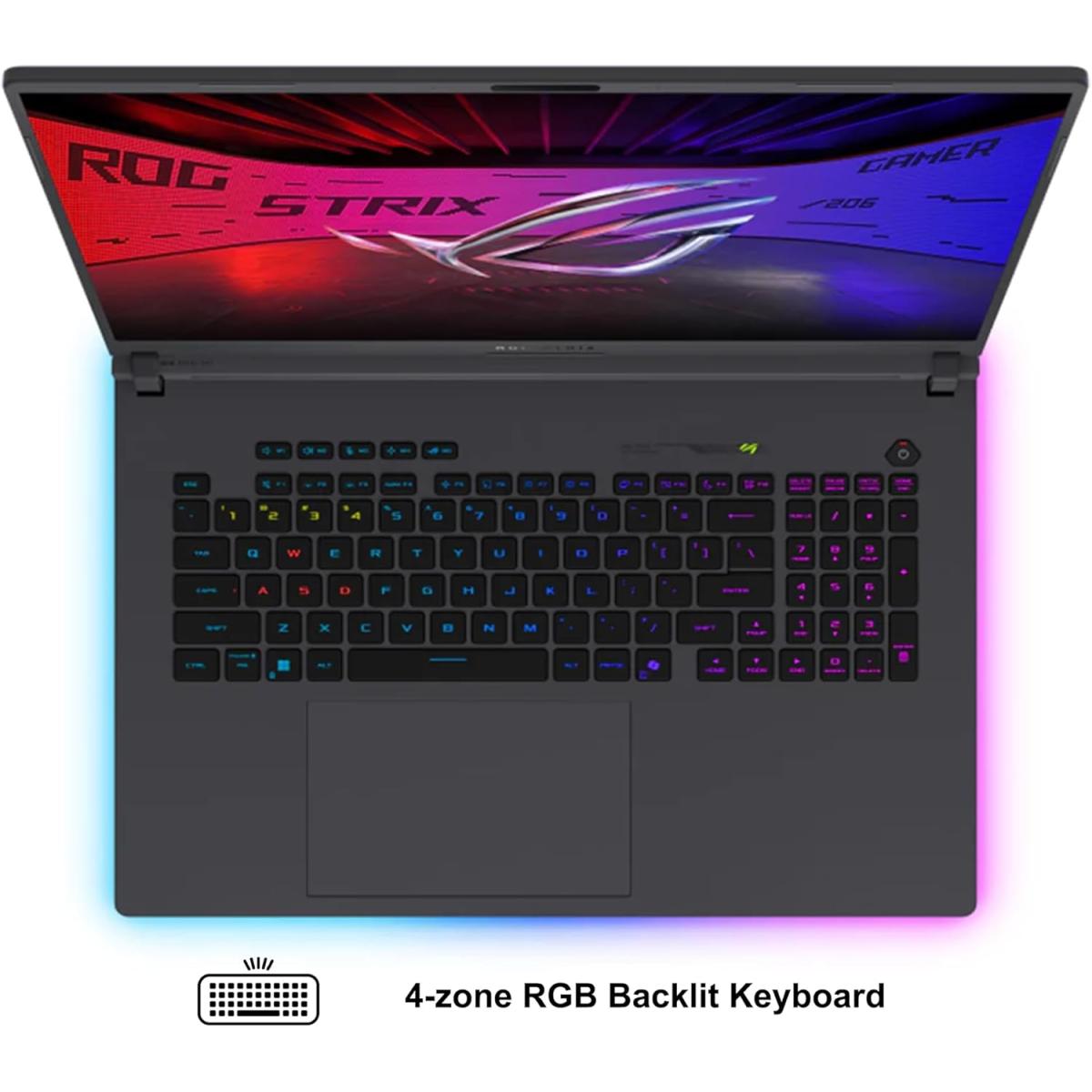 ASUS RGB laptop for portable computing
