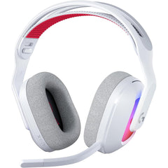 Logitech Astro A20 X LIGHTSPEED Wireless Gaming Headset with PLAYSYNC AUDIO & LIGHTSYNC RGB, 40mm Biocellulose Driver, Boom Microphone Type, Omni Pick-Up Pattern, White