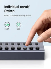 UGREEN 90307 HUB USB-C TO 7 PORTS USB-A & CHARGING STATION