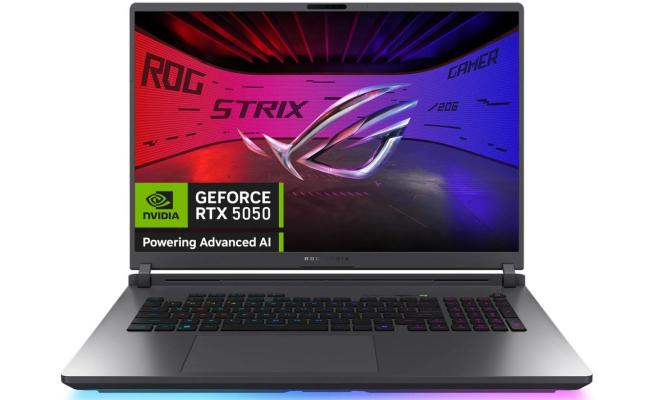 ASUS RGB NVMe PCIe laptop for portable computing