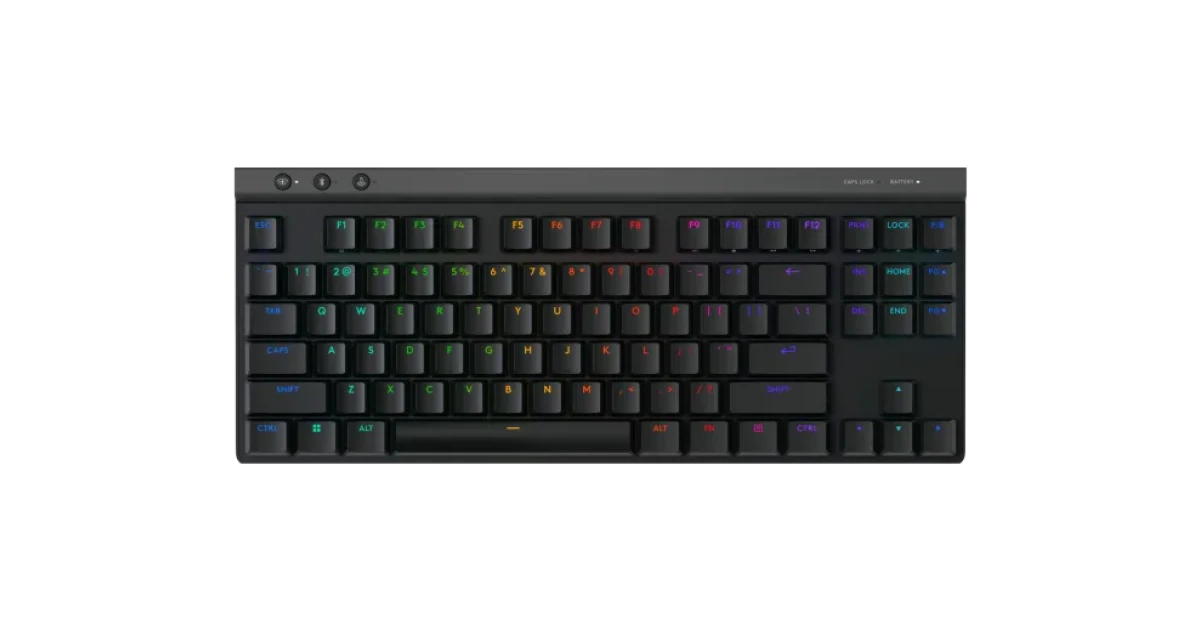 Logitech G515 LIGHTSPEED TKL Wireless Gaming Keyboard – Black
