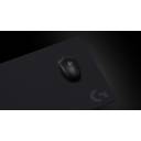 Logitech G640 Large Cloth Gaming Mouse Pad – 400×460mm, Moderate Surface Friction, Optimized for Logitech G Sensors, Rubber Base Stability, 3mm Thickness, Black