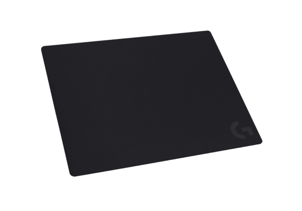 Logitech G640 Large Cloth Gaming Mouse Pad – 400×460mm, Moderate Surface Friction, Optimized for Logitech G Sensors, Rubber Base Stability, 3mm Thickness, Black
