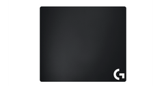 Logitech G640 Large Cloth Gaming Mousepad w/ Rubber Base & Optimised Surface Texture (460X400X3mm) - Black