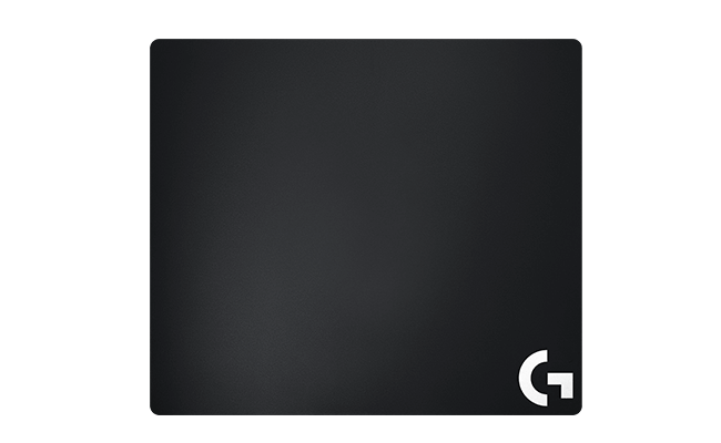 Logitech G640 Large Cloth Gaming Mousepad w/ Rubber Base & Optimised Surface Texture (460X400X3mm) - Black