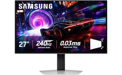 SAMSUNG Odyssey OLED G8 27" (G81SF) 4K UHD QD-OLED 240Hz 0.03ms HDR10+ Glare Free Super Arena UX Core Sync HDMI 2.1 USB HUB Sleek Metal Design - Grey