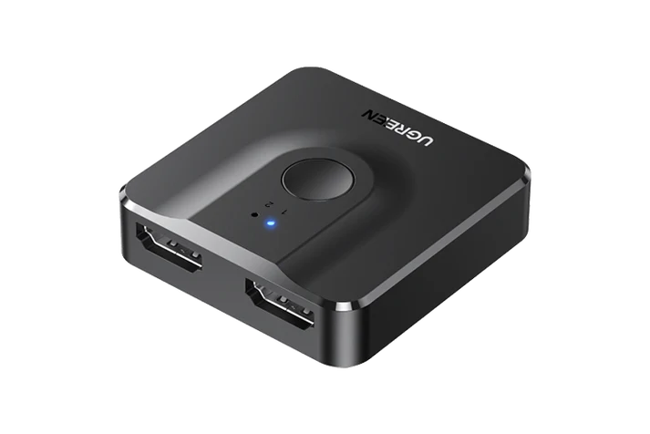Ugreen 50966 Bi Directional Hdmi 2 Input Hdmi Switcher Or 1 Input Hdmi Splitter 4k60hz 2k120hz