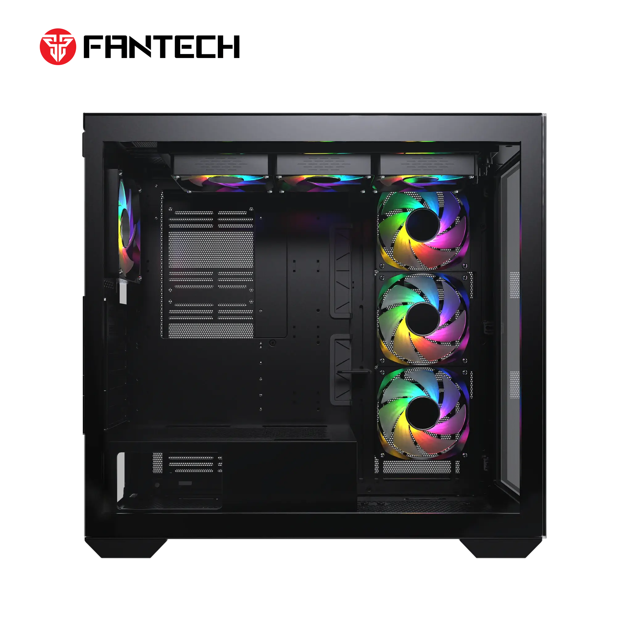 Fantech PC case for desktop computer builds and component installation
