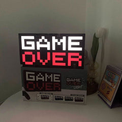 Game Over Lamp Voice Control Led Light