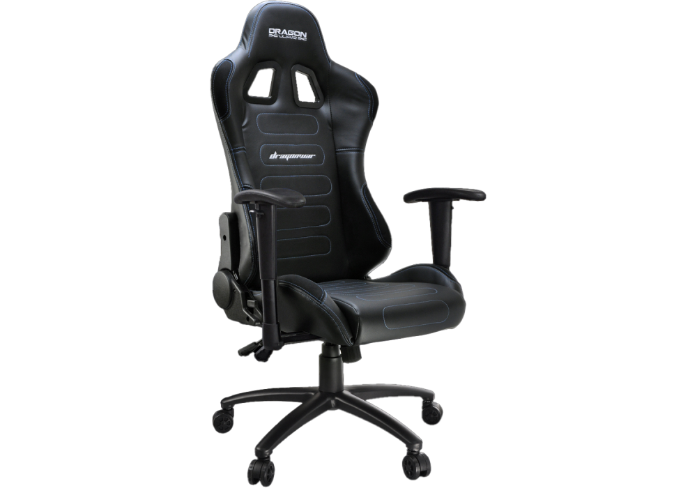 Dragon War GC-003 - Racing‑Style Gaming Chair, 180° Recline, Adjustable Armrests, PU+PVC Leather, Neck & Lumbar Pillows