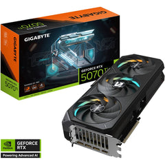 Gigabyte Geforce Rtx 5070 Ti Gaming Oc Graphics Card, 16gb Gddr7 256 Bit Memory, 2588 Mhz Core Clock, 8960 Cuda Cores, 28 Gbps Memory Speed, Pci Express 5.0 - CompuMe