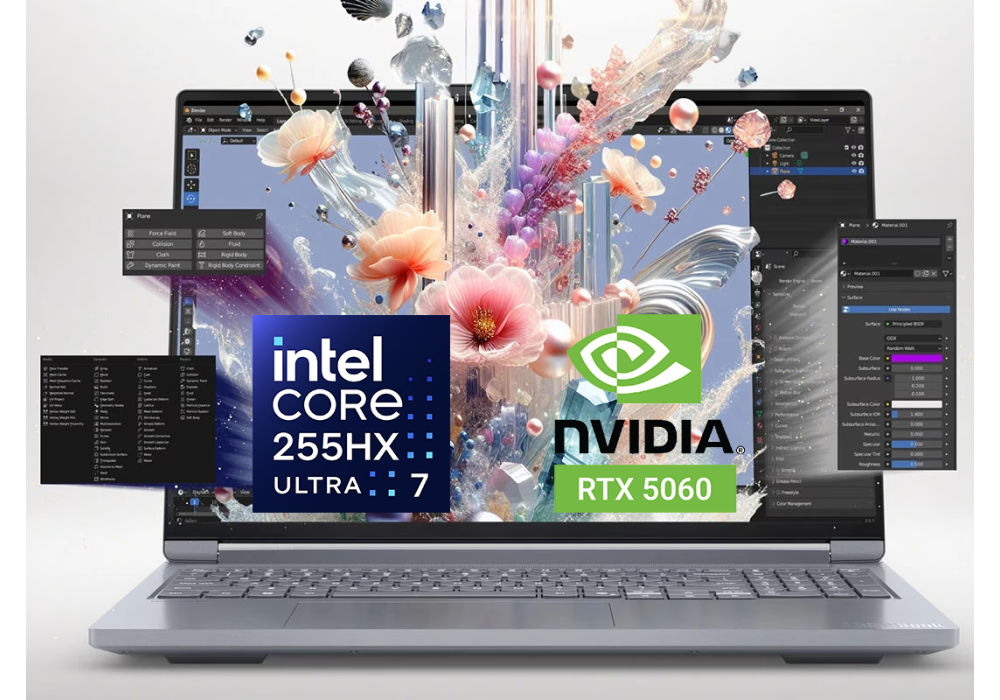 Lenovo ThinkBook 16p Gen 6 Laptop - Intel® Core™ Ultra 7 255HX, NVIDIA® GeForce RTX™ 5060 8GB GDDR7, 16GB DDR5, 512GB PCIe 4.0 SSD, 16″ FHD+ IPS 240Hz, Wi‑Fi 7