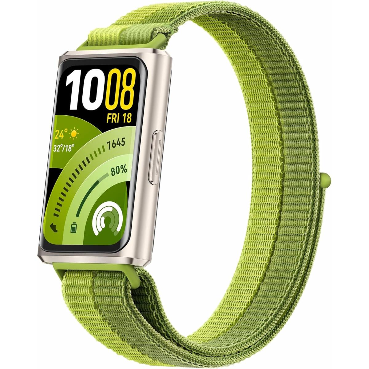 HUAWEI Band 11 PRO Smart Watch, AMOLED Display, Sleep & Stress monitoring Smart Watch, Upto 14 Days Battery, 50m Water Resistance, Precision Fitness & Health Tracker, Android&iOS compatible, Green