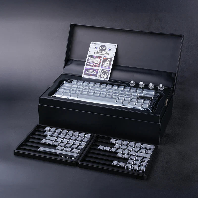 GravaStar Edition-8kHz V60 silver magnetic hall effect gaming keyboard Mercury Pro