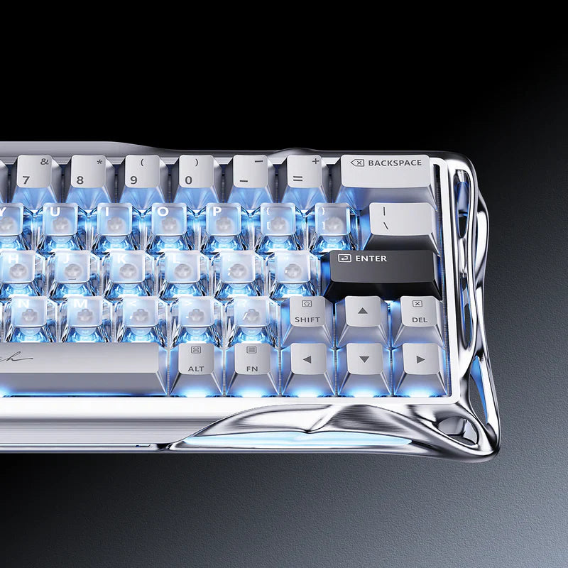 GravaStar Edition-8kHz V60 silver magnetic hall effect gaming keyboard Mercury Pro
