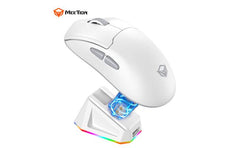 Meetion Air Gw39 Paw3395 Sensor Wireless Gaming Mouse With Charging Dock White