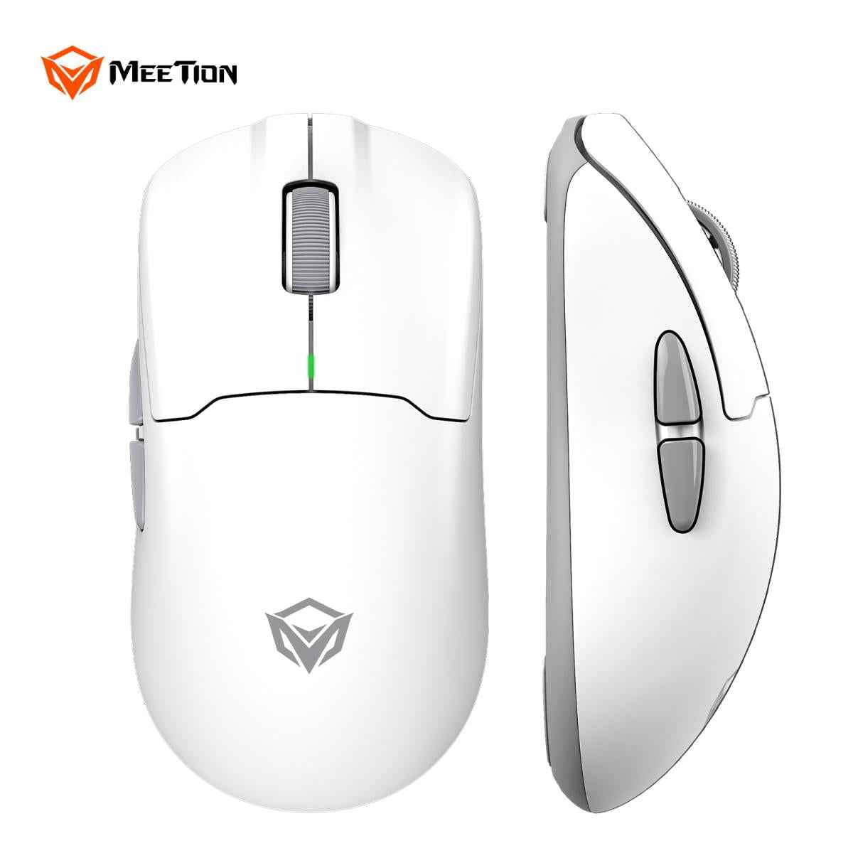 Meetion Air GW39 PAW3395 Sensor Wireless Gaming Mouse with Charging Dock - White