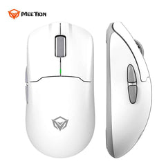Meetion Air GW39 PAW3395 Sensor Wireless Gaming Mouse with Charging Dock -White