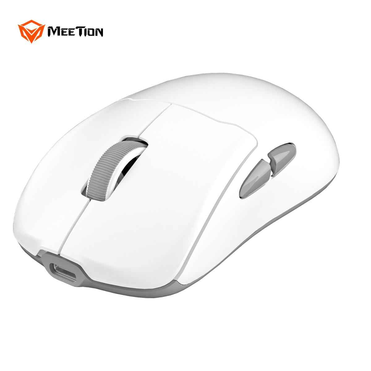 Meetion Air GW39 PAW3395 Sensor Wireless Gaming Mouse with Charging Dock -White