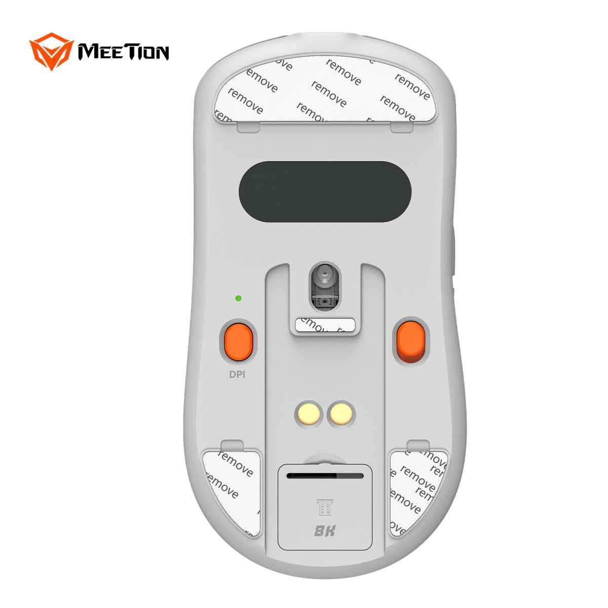 Meetion Air GW39 PAW3395 Sensor Wireless Gaming Mouse with Charging Dock - White