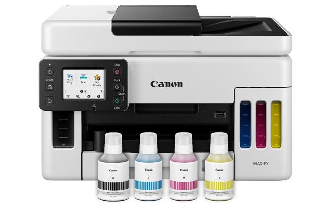 Canon Maxify Gx6040 Ink Tank All In One Wireless Multi Funion Machine (copy/print/scan) W/ Automatic Document Feeder White Canon Maxify Gx6040 Ink Tank All In One Wireless Multi Funion Machine (copy/print/scan) W/ Automatic Document Feeder White