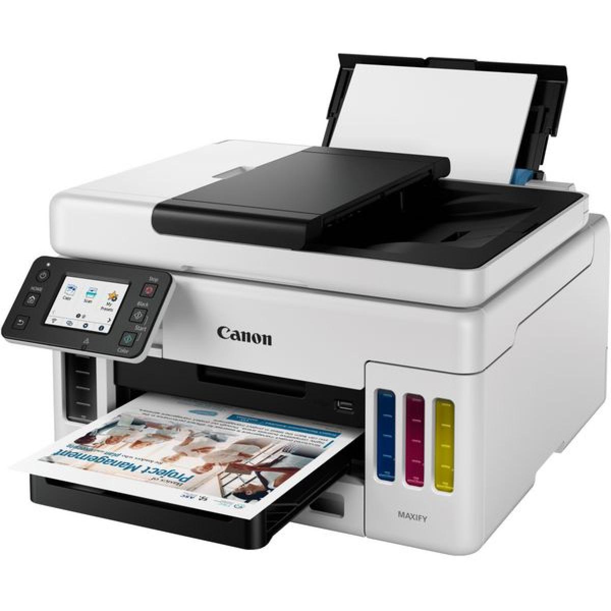 Canon Maxify Gx6040 Ink Tank All In One Wireless Multi Funion Machine (copy/print/scan) W/ Automatic Document Feeder White Canon Maxify Gx6040 Ink Tank All In One Wireless Multi Funion Machine (copy/print/scan) W/ Automatic Document Feeder White