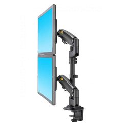 North Bayou NB North Bayou H180 17" to 27" Ergonomic Gas - Spring Multifuntional Desk Mount TV Bracket