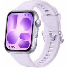 HUAWEI WATCH FIT 5 Smartwatch with Purple Fluoroelastomer Strap - Purple + Free Gift