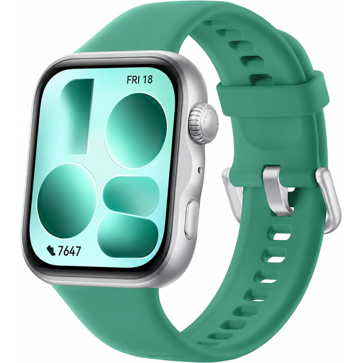 HUAWEI WATCH FIT 5 Smartwatch with Green Fluoroelastomer Strap - Green + Free Gift