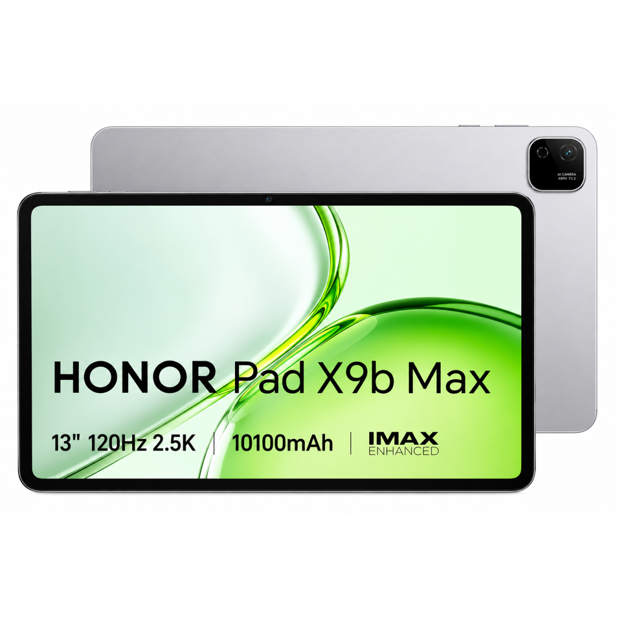 HONOR Pad X9b Max (2026) 13.0" 120Hz Android WIFI Tablet (128GB Storage / 6GB Memory) w/ Fast charge , Quad Speakers & BIG Battery + Free HONOR Flip Cover , Gray