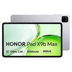 HONOR Pad X9b Max (2026) 13.0" 120Hz Android WIFI Tablet (128GB Storage / 6GB Memory) w/ Fast charge , Quad Speakers & BIG Battery + Free HONOR Flip Cover , Gray