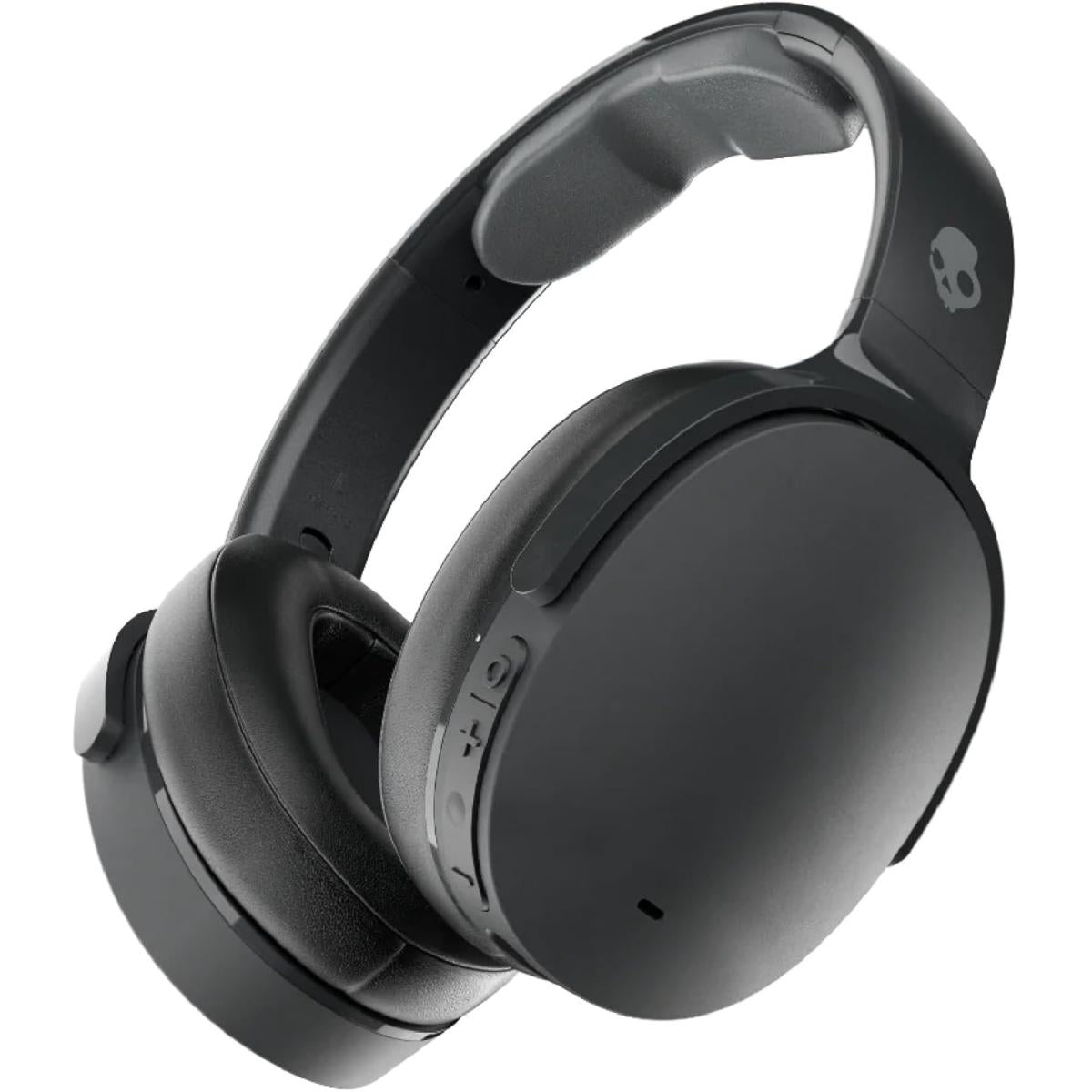 Skullcandy Hesh Anc Wireless Over Ear Bluetooth Headphones With Charging Cable, Aive Noise Cancelling, Up To 22 Hrs Battery, Foldable Lightweight Design, Microphone For Iphone Android True Black