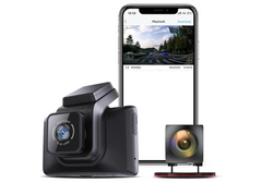 Hikvision AE-DC4328-K5 (2CH) - Dual-Channel Dash Camera, 1440P Front + 1080P Rear, GPS, Wi-Fi, G-Sensor, 3" Display