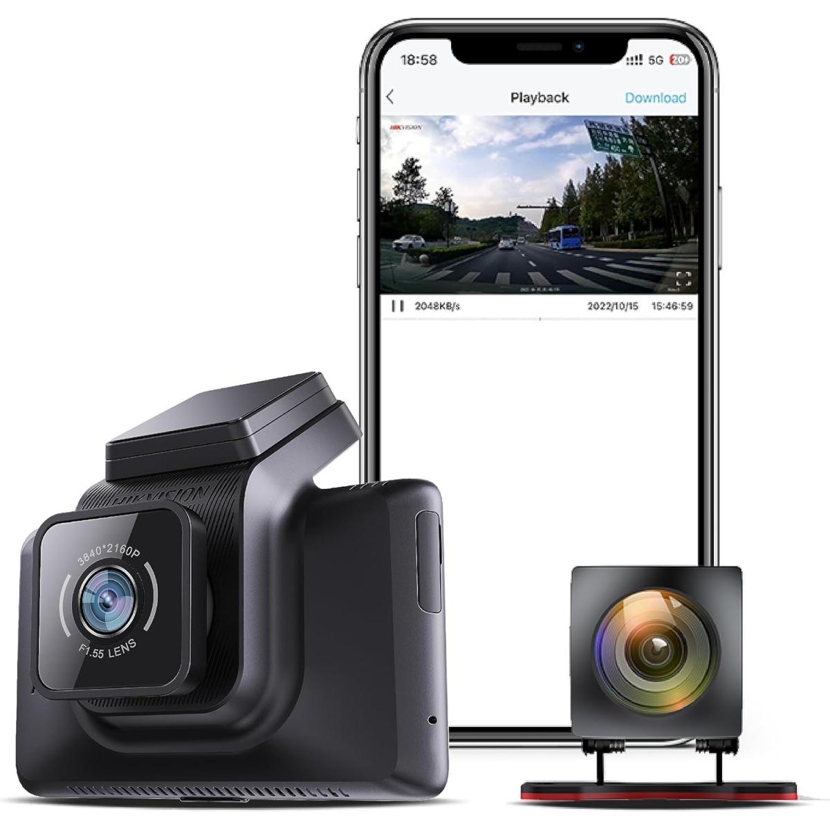Hikvision AE-DC4328-K5 2-Channel 1440P + 1080P Dash Camera