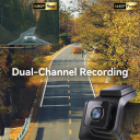 Hikvision AE-DC4328-K5 (2CH) - Dual-Channel Dash Camera, 1440P Front + 1080P Rear, GPS, Wi-Fi, G-Sensor, 3" Display