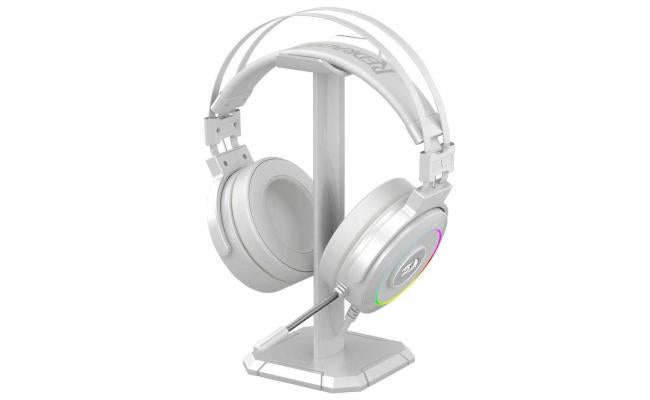 Redragon H320 Lamia 7.1 Surround Sound Volume Control Noise Cancelling Rgb Light W/ Stand White Redragon H320 Lamia 7.1 Surround Sound Volume Control Noise Cancelling Rgb Light W/ Stand White