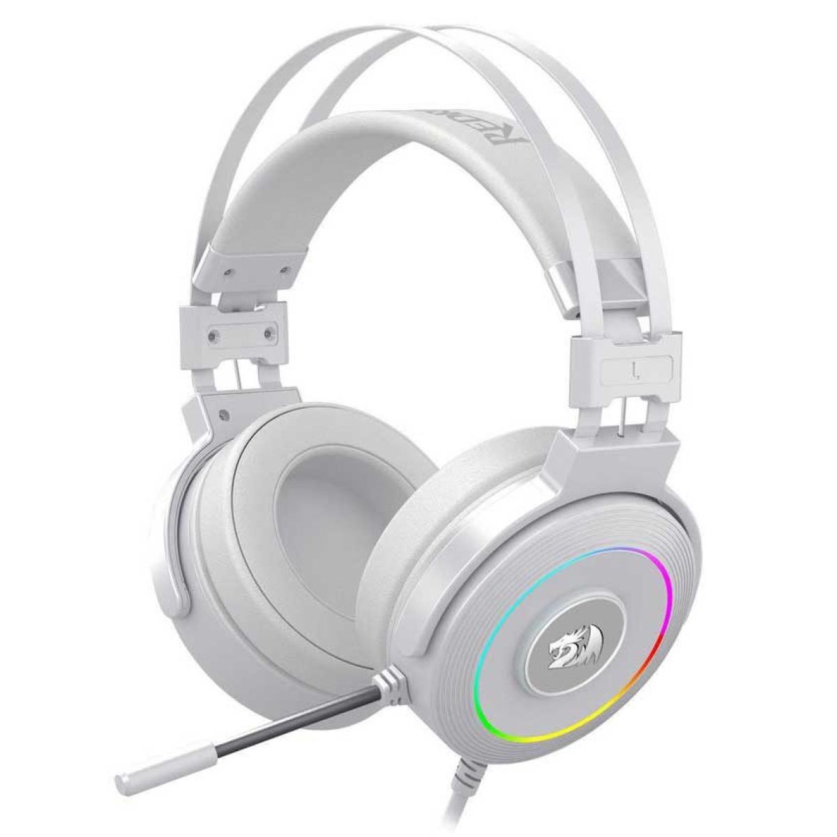 Redragon H320 Lamia 7.1 Surround Sound Volume Control Noise Cancelling Rgb Light W/ Stand White Redragon H320 Lamia 7.1 Surround Sound Volume Control Noise Cancelling Rgb Light W/ Stand White