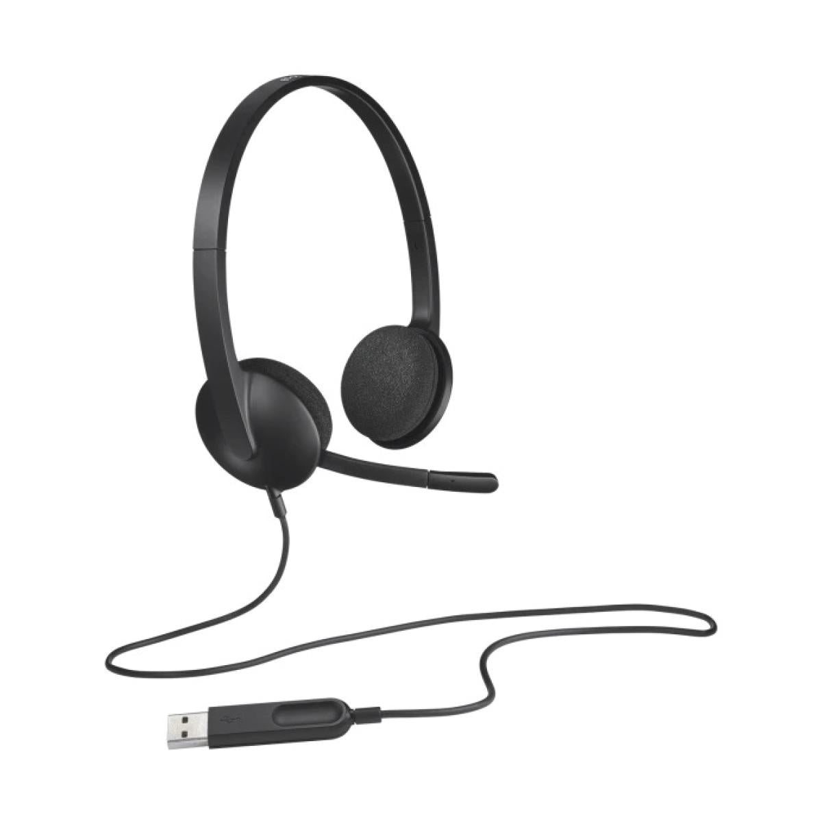 Logitech USB Headset H340, Stereo, USB Headset for Windows & Mac Logitech USB Headset H340, Stereo, USB Headset for Windows & Mac