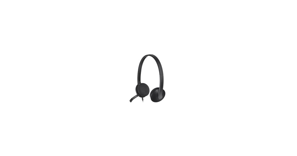 Logitech USB Headset H340, Stereo, USB Headset for Windows & Mac - CompuMe