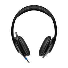 Logitech H540 USB Headset For Windows & Mac , Skype Certified | With Noise-Cancelling Mic