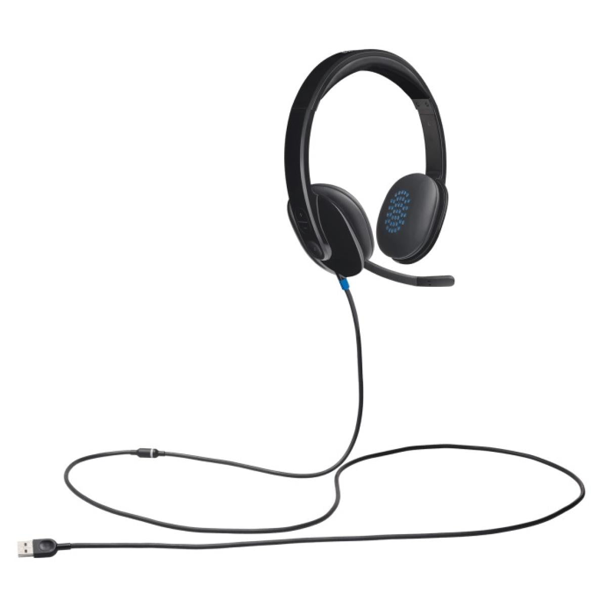Logitech H540 USB Headset For Windows & Mac , Skype Certified | With Noise-Cancelling Mic Logitech H540 USB Headset For Windows & Mac , Skype Certified | With Noise-Cancelling Mic