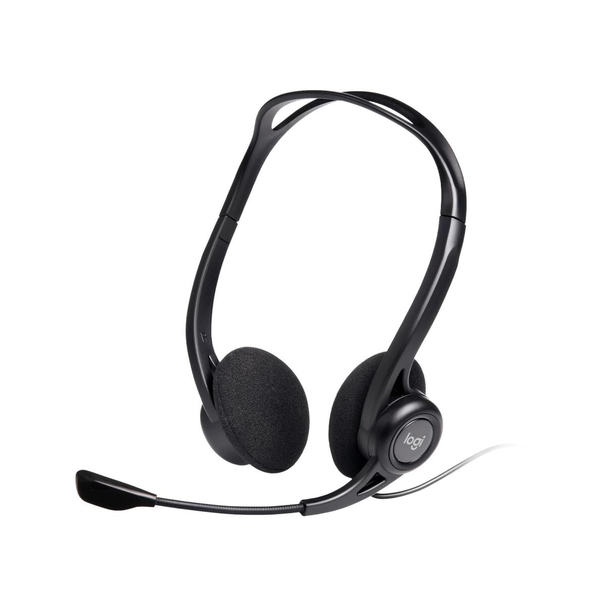 Logitech 960 USB HEADSET for Windows or macOS | NOISE-CANCELLING MIC Logitech 960 USB HEADSET for Windows or macOS | NOISE-CANCELLING MIC