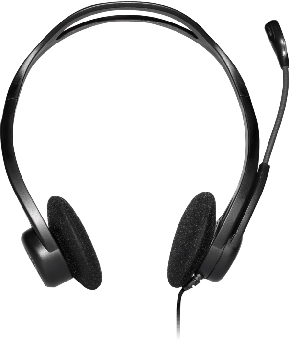 Logitech 960 Usb (windows & Mac) Noise Cancelling W/ Mute Button Stereo Headset Logitech 960 Usb (windows & Mac) Noise Cancelling W/ Mute Button Stereo Headset